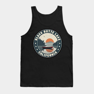 Black Butte Lake California Sunset Tank Top